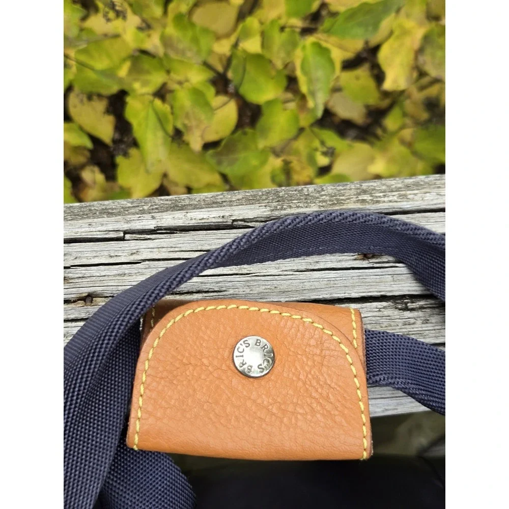 Bric's Nylon Leather Navy Blue Duffle Bag